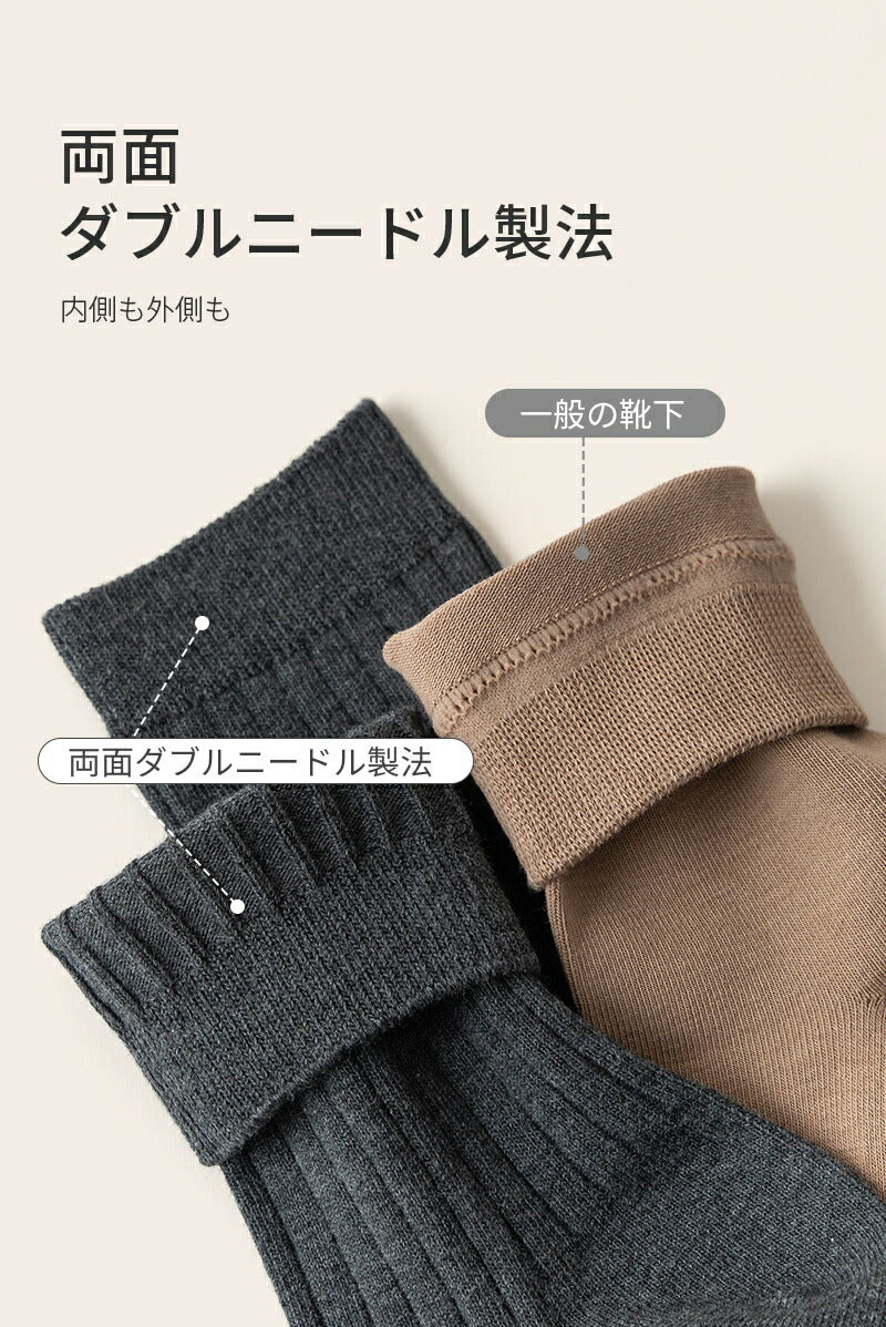 靴下 レディース 女性 メンズ 男性 ソックス 蒸れない カジュアル 可愛い オシャレ 滑り止め 消臭 靴下 くつ下 Caramella 7足組 24-26cm 95%綿【530517】